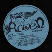 LP - Johnny Carroll - Do You Want To Touch Me - Signed / Blue Label