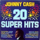 LP - Johnny Cash - 20 Super Hits