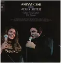 LP - Johnny Cash With June Carter - Give My Love To Rose