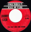 7inch Vinyl Single - Johnny Cash - Five Feet High And Rising / Don't Take Your Guns To Town