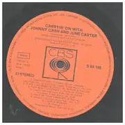 LP - Johnny Cash & June Carter Cash - Carryin' On With