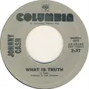 7inch Vinyl Single - Johnny Cash & June Carter Cash - If I Were A Carpenter / What Is Truth