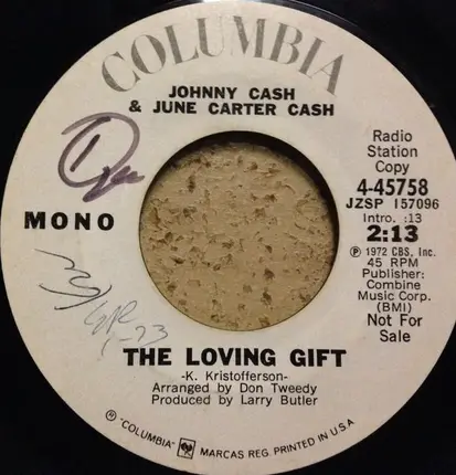 Johnny Cash & June Carter Cash - the loving gift
