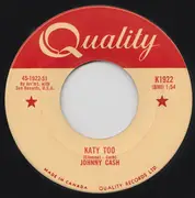 7inch Vinyl Single - Johnny Cash - Katy Too / I Forgot To Remember To Forget