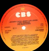 LP - Johnny Cash, Jerry Lee Lewis, Carl Perkins - The Survivors