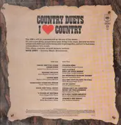 LP - Johnny Cash, Waylon Jennings, Tammy Wynette, Dolly Parton, Willie Nelson - Country Duets: I Love Country