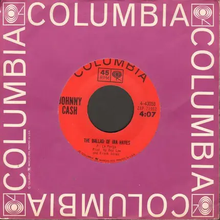 Johnny Cash - THE BALLAD OF IRA HAYES