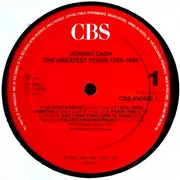 Double LP - Johnny Cash - The Greatest Years 1958 - 1986