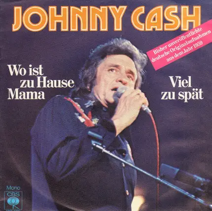 Johnny Cash - Wo Ist Zu Hause Mama