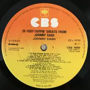 LP - Johnny Cash - Itchy Feet - 20 Foot-Tappin' Greats