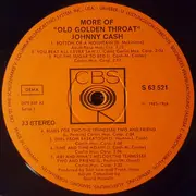 LP - Johnny Cash - More Of 'Old Golden Throat'