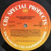 LP - Johnny Cash - Old Golden Throat