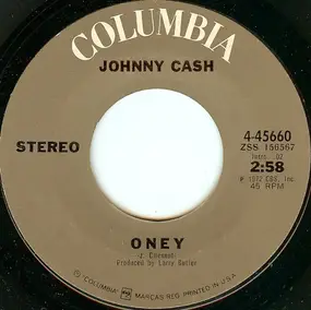 Johnny Cash - Oney / Country Trash