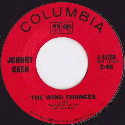 Johnny Cash - Red Velvet / The Wind Changes