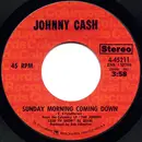 7inch Vinyl Single - Johnny Cash - Sunday Morning Coming Down / I'm Gonna Try To Be That Way - Pitman Pressing