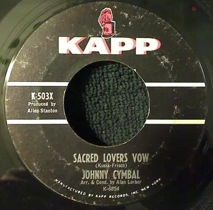 Johnny Cymbal - Mr. Bass Man / Sacred Lovers Vow