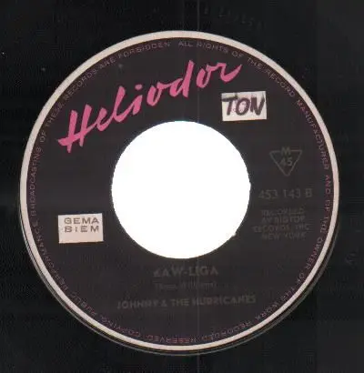 Johnny And The Hurricanes - Rough Road / Kaw-Liga