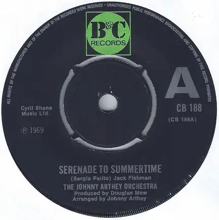 Johnny Arthey Orchestra - Serenade To Summertime