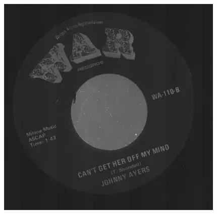 Johnny Ayers - Thoughts Of Losing You / Can't Get Her Off My Mind