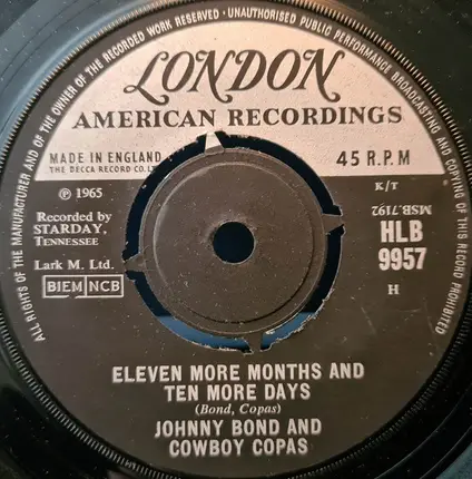 Johnny Bond - Ten Little Bottles