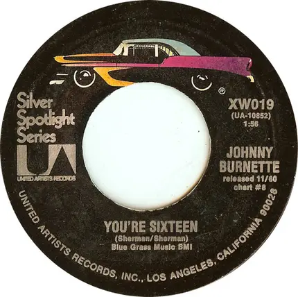 Johnny Burnette - You're Sixteen