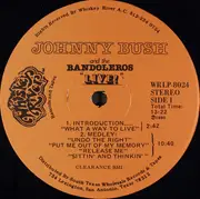 Double LP - Johnny Bush And The Bandoleros - Live! At DanceTown U.S.A.