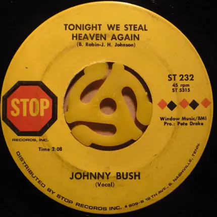 Johnny Bush - Each Time / Tonight We Steal Heaven Again