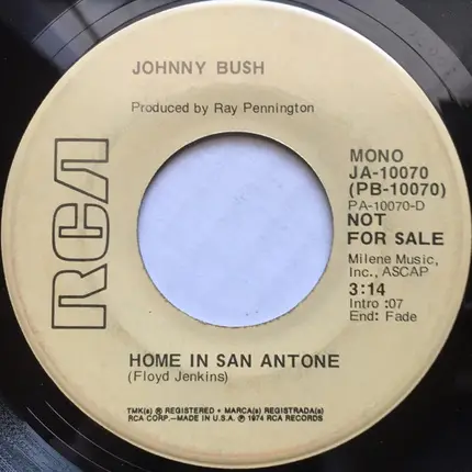 Johnny Bush - I Can Feel Him Touching You (All Over Me)