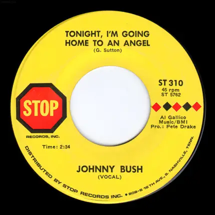 Johnny Bush - My Cup Runneth Over / Tonight, I'm Going Home To An Angel