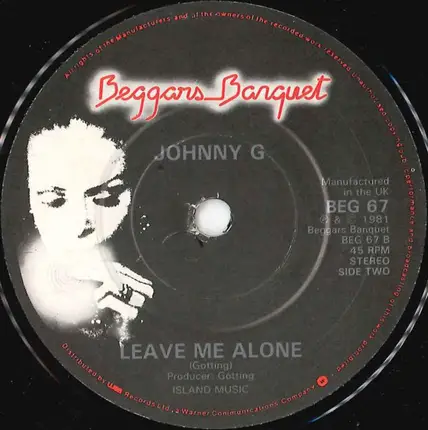 Johnny G - G:Beat / Leave Me Alone