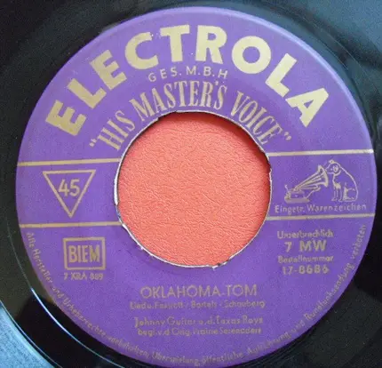 Johnny Guitar U.D. Texas Boys - Oklahoma-Tom / Thomas Rock Aus Alabama