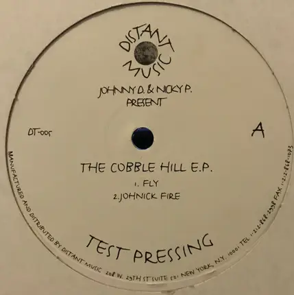 Johnny D & Nicky P - The Cobble Hill E.P.