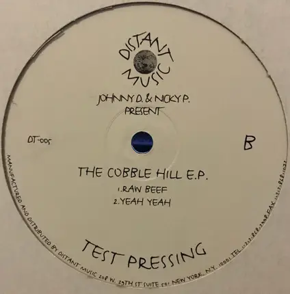 Johnny D & Nicky P - The Cobble Hill E.P.