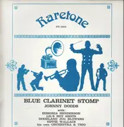 LP - Johnny Dodds - Blue Clarinet Stomp - Embossed cover