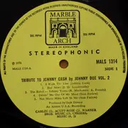LP - Johnny Doe - Tribute To Johnny Cash Volume 2