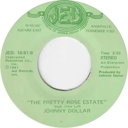 Johnny Dollar - There Goes My Money Down The Drain