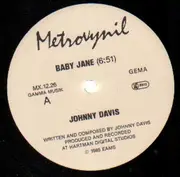 12inch Vinyl Single - Johnny Davis - 'Black Music' - Baby Jane / Dancing Shoes - rare 80s soul