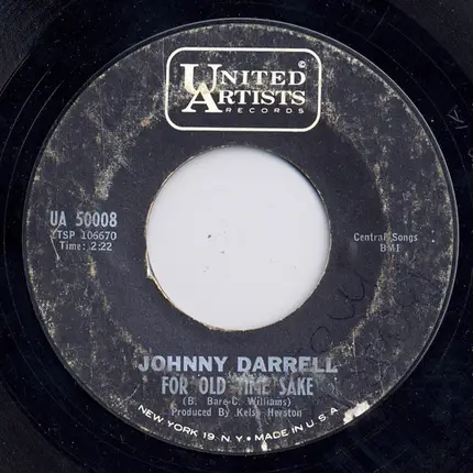 Johnny Darrell - Johnny Lose It All