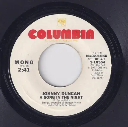 Johnny Duncan - A Song In The Night