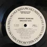 LP - Johnny Duncan - Greatest Hits - Promo