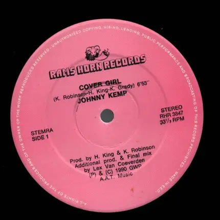 Johnny Kemp - Cover Girl