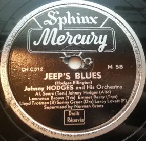Johnny Hodges - Jeep's Blues / Castle Rock