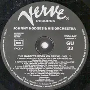 LP - Johnny Hodges And His Orchestra - The Rabbit's Work On Verve - Vol. 1