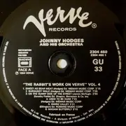 LP - Johnny Hodges And His Orchestra - The Rabbit's Work On Verve Vol. 4