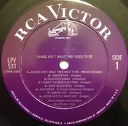 LP - Johnny Hodges / Rex Stewart - Things Ain't What They Used To Be