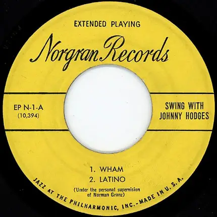 Johnny Hodges - Swing with Johnny Hodges