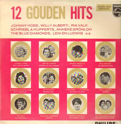 Johnny Hoes, Willy Alberti, Ria Valk ...a.o. - Twaalf Gouden Hits
