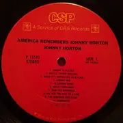 LP - Johnny Horton - America Remembers...