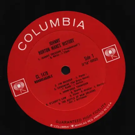 Johnny Horton - Johnny Horton Makes History