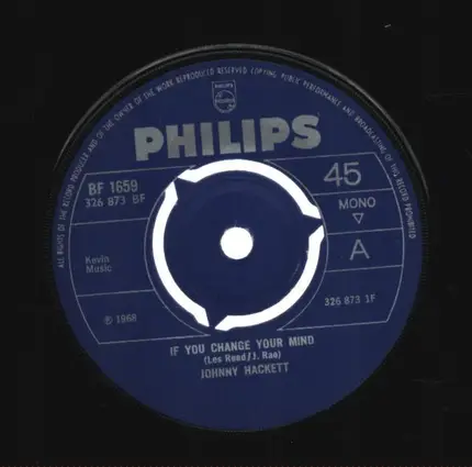 Johnny Hackett - If You Change Your Mind